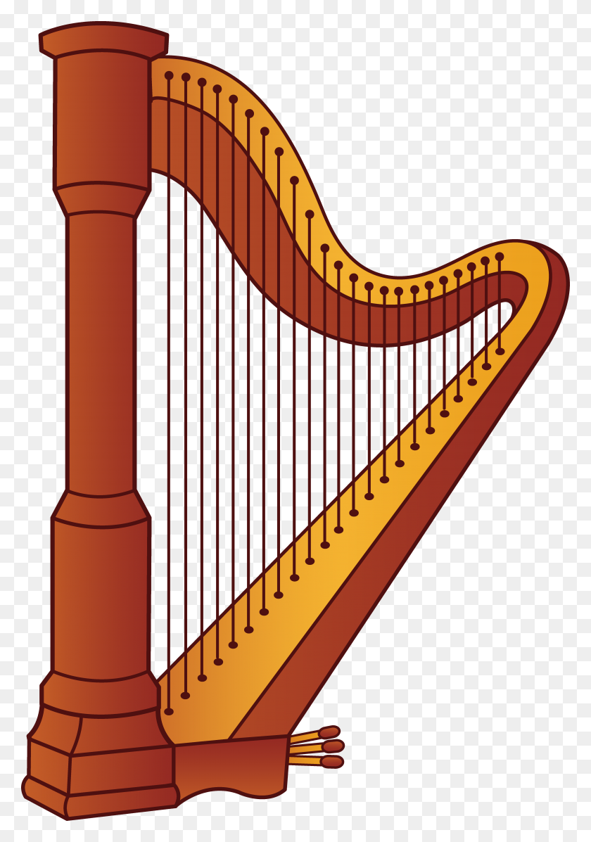 4805x7010 Harp Clip Art - Have A Good Day Clipart