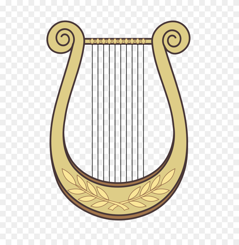 600x800 Harp Clipart - Hermes Clipart