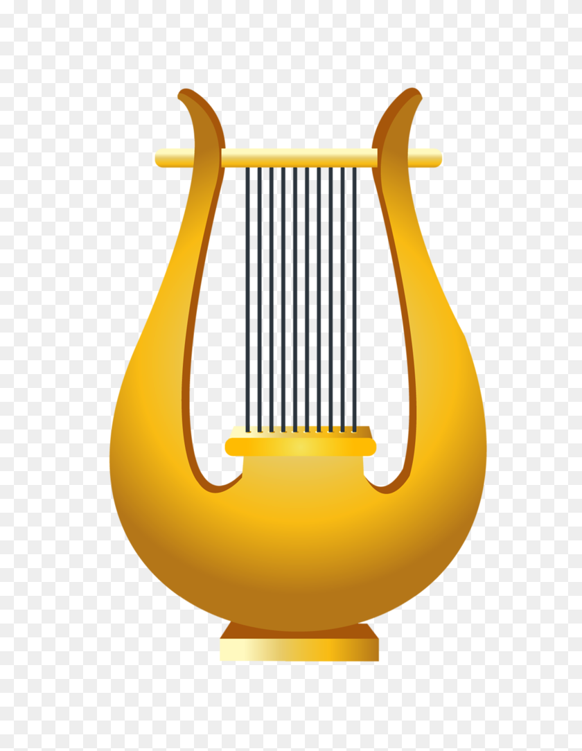 777x1024 Harp Clipart Musical Instrument - Clipart Musical Instruments