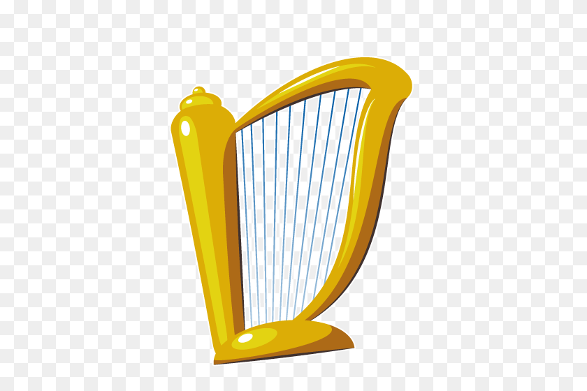 370x500 Harp Png - Harp PNG