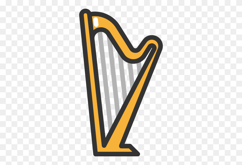 512x512 Harp Png Icon - Harp PNG