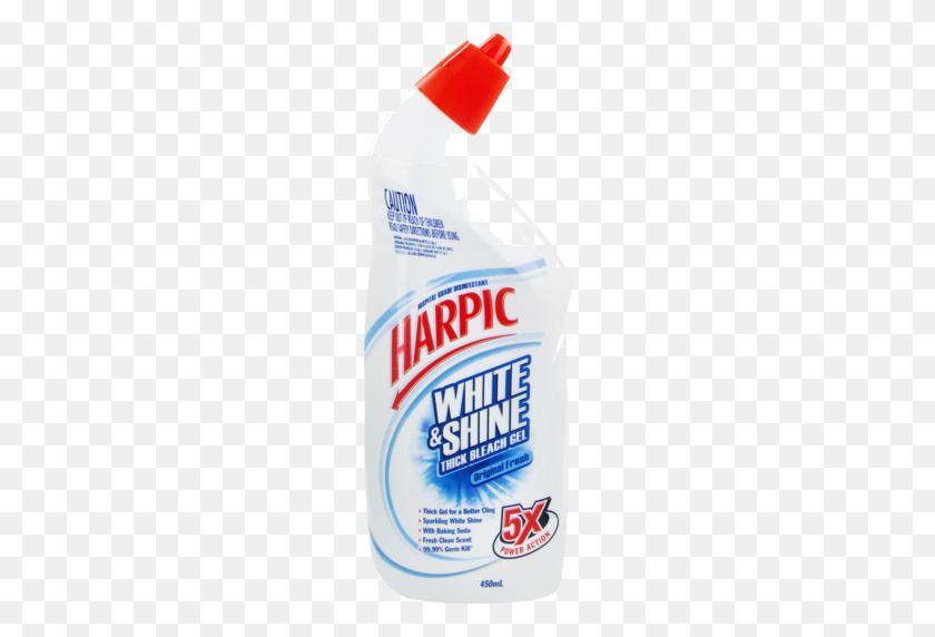 512x512 Harpic White Shine Bleach Gel Original Fresh С Пищевой Содой - Пищевая Сода Png