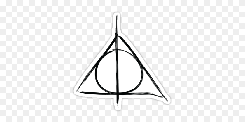 375x360 Harry Potter - Deathly Hallows Clipart