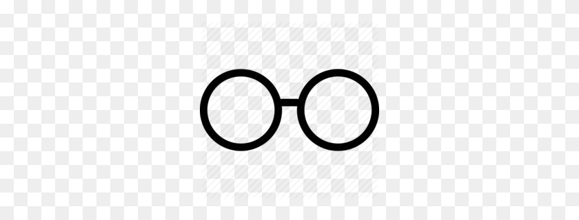 260x260 Harry Potter Glasses Clipart - Harry Potter Lightning Bolt Clipart