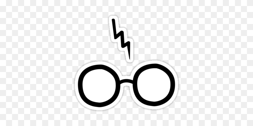 375x360 Harry Potter Glasses Png - Harry Potter Scar PNG