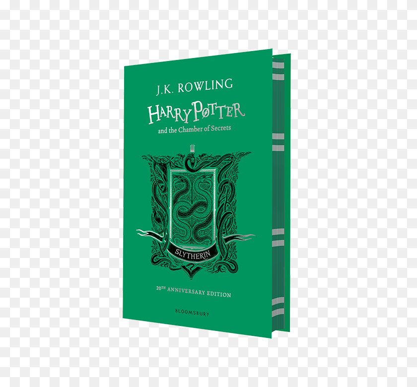 600x720 Harry Potter Harry Potter And The Chamber Of Secrets Slytherin - Book Cover PNG