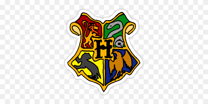 375x360 Galleta Con Escudo De Hogwarts De Harry Potter, Diseño Simple De Usar - Clipart De Escudo De Hogwarts