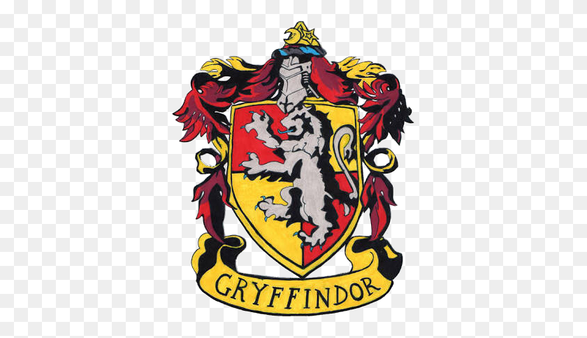 348x423 Harrypotter Gryffindor Lion Hogwarts Wizardfreetoedit - Imágenes Prediseñadas De Gryffindor