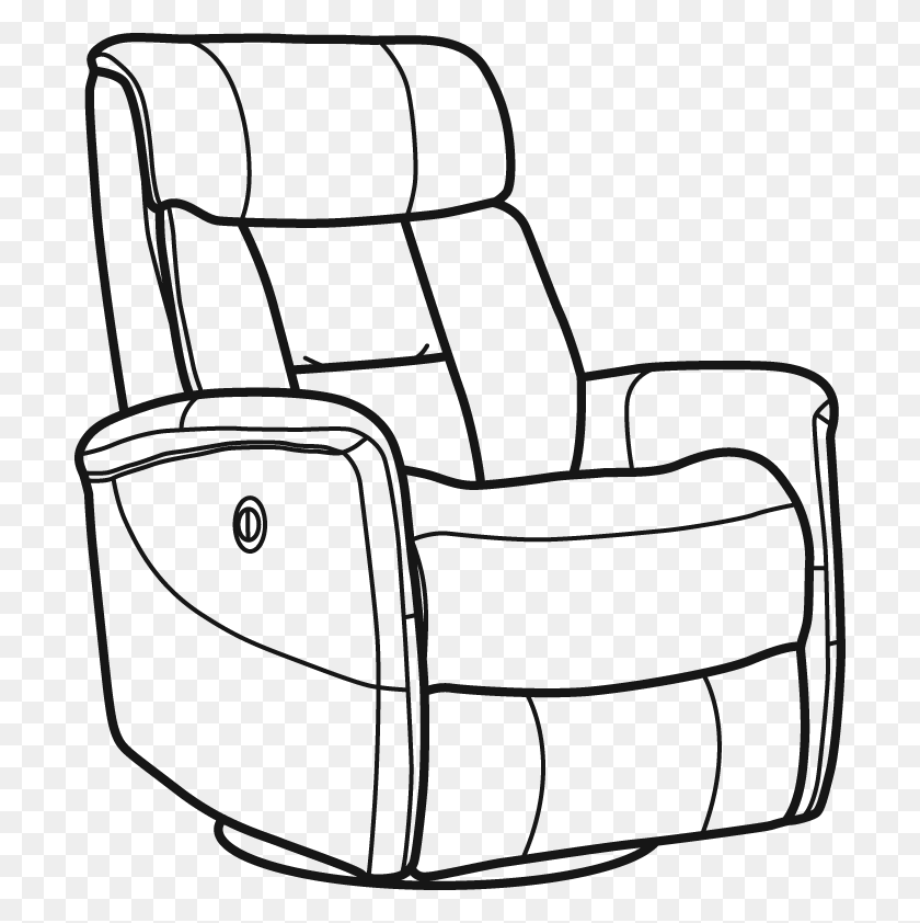 704x782 Харт Ткань Кинг Пауэр Поворотное Скольжение Кресло Мощность - Кресло Клипарт