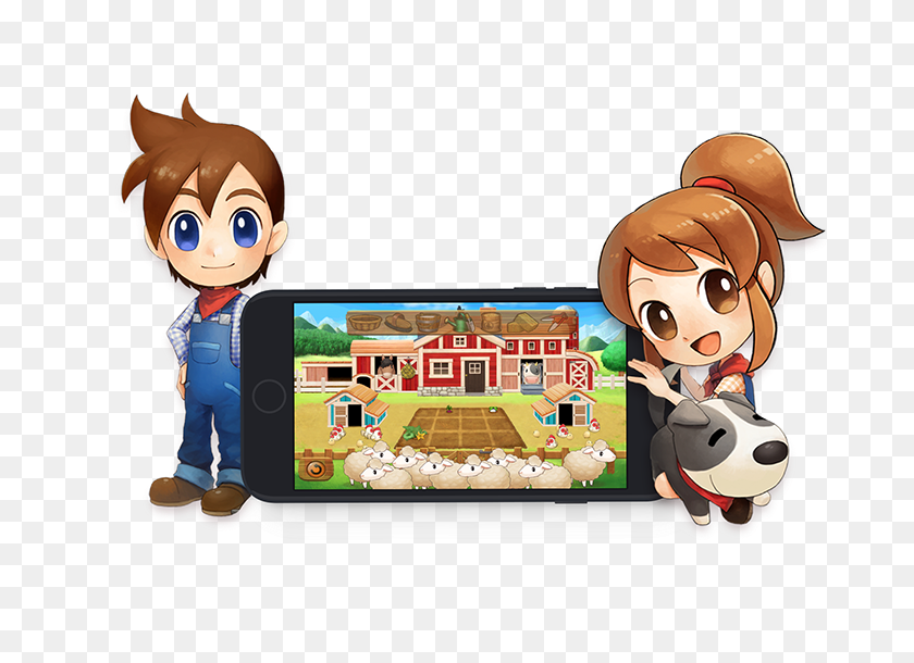 733x550 Harvest Moon Lil' Farmers' Looks Like Fun Times For The Little - Harvest Moon PNG