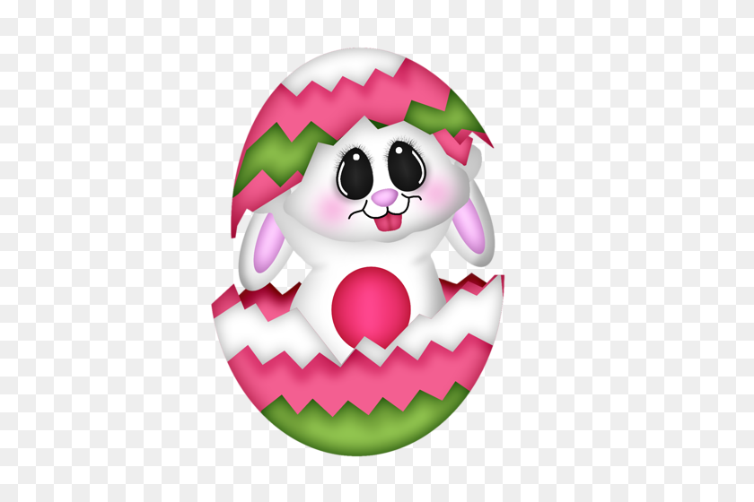 415x500 Hase - Happy Easter Religious Clip Art