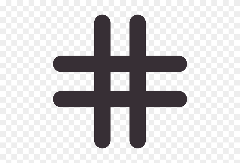 512x512 Hashtag Fence - Hashtag PNG