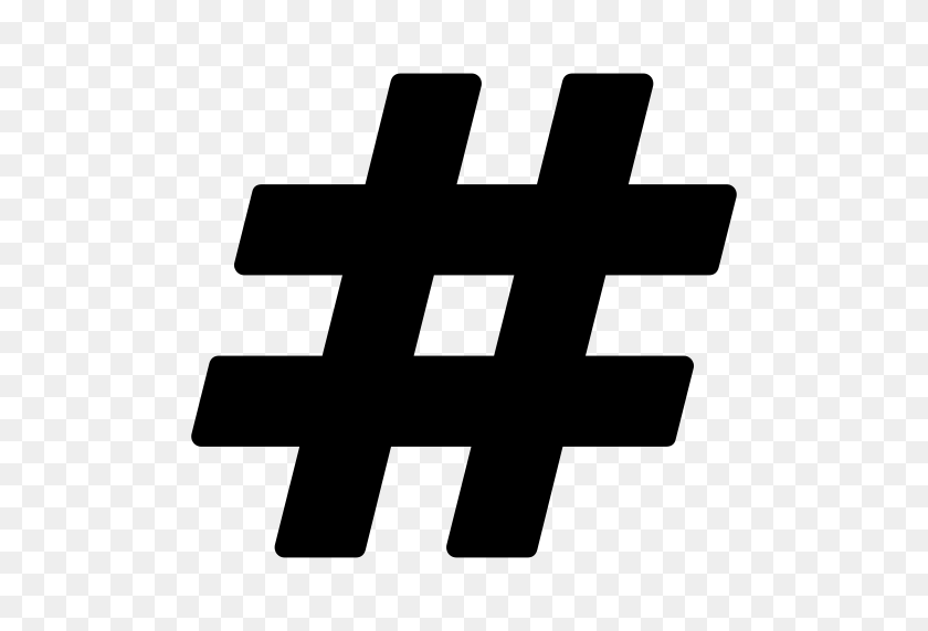 512x512 Icono De Hashtag - Hashtag Png