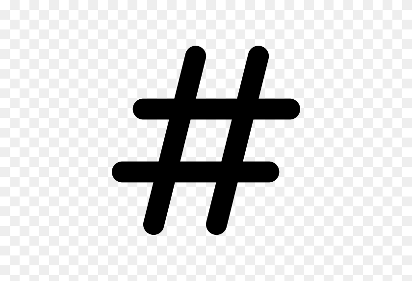 512x512 Hashtag, Icon Icon - Hashtag PNG