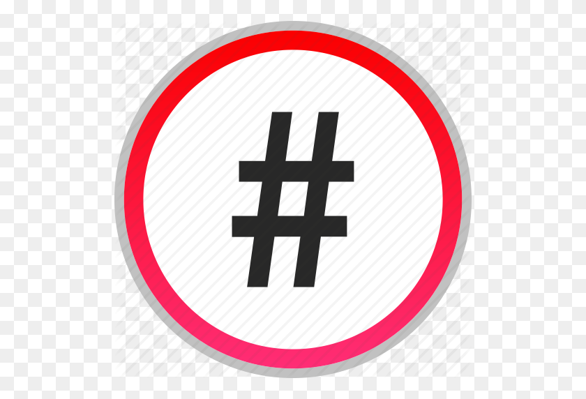 512x512 Hashtag, Instagram, Pound, Sign, Tag, Twitter Icon - Instagram Tag PNG