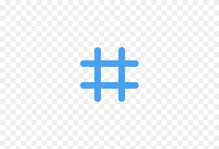 512x512 Hashtag, Number Sign, Tag, Twitter Icon - Hashtag PNG
