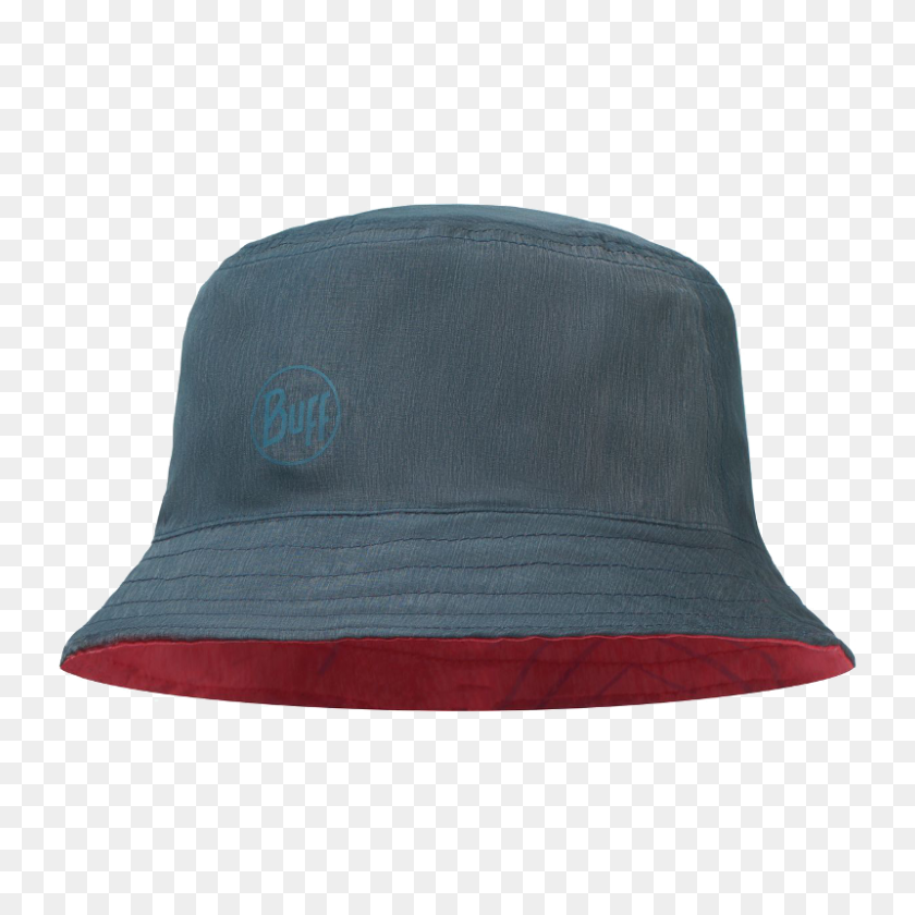 800x800 Sombrero De Buff De Viaje Cubo Rojo Azul - Sombrero De Cubo Png
