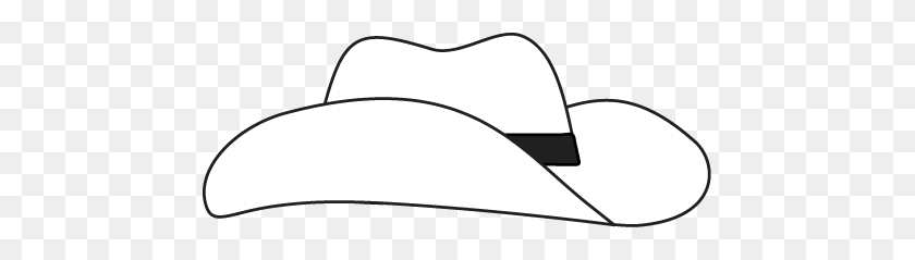 467x179 Черно-Белая Шляпа - Санта-Клаус Черно-Белая Клипарт