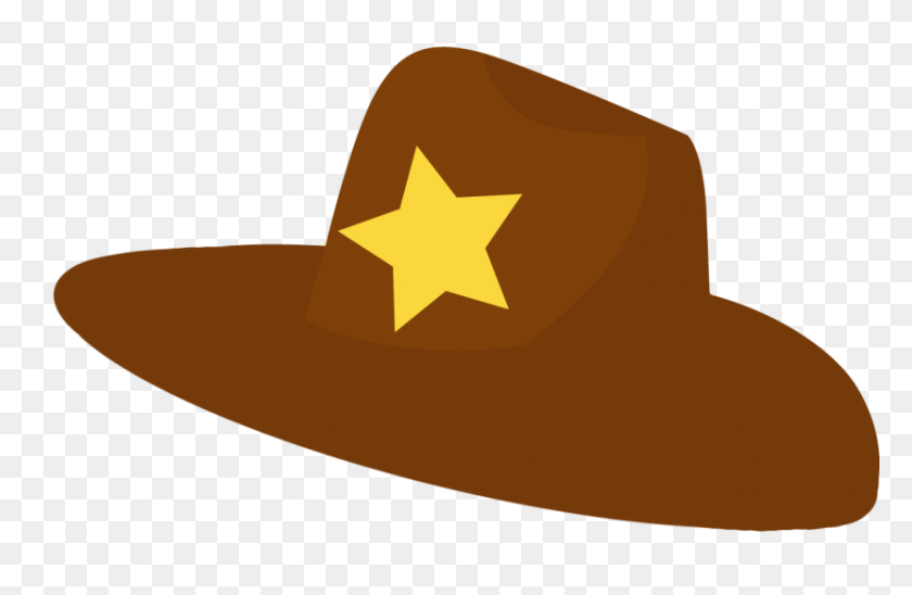 830x520 Hat Clipart Sheriff - Cowboy Hat PNG Transparent