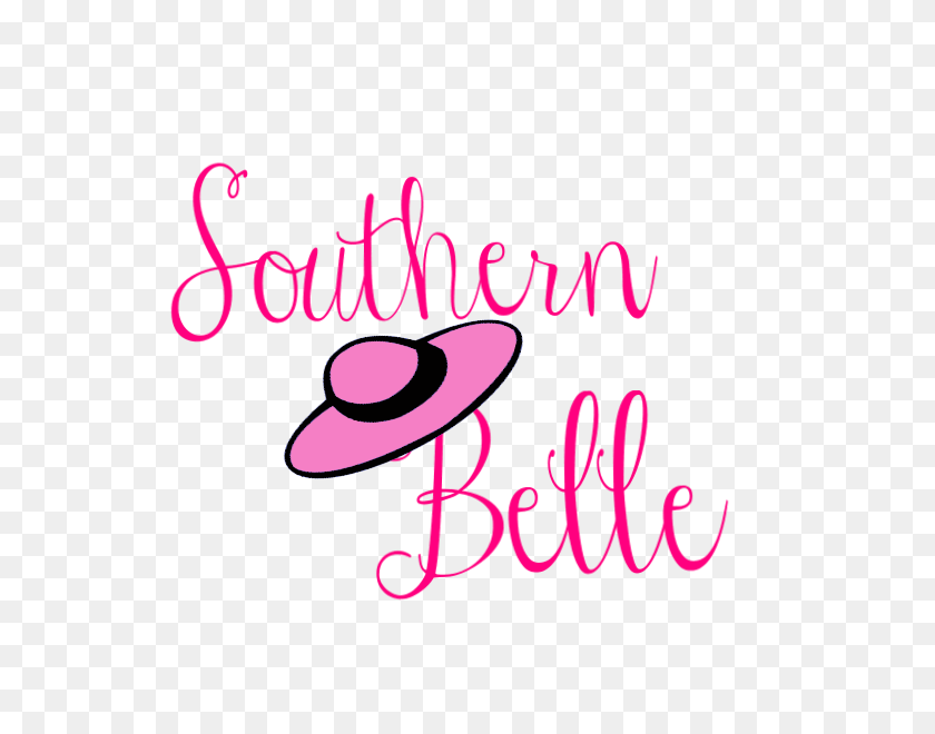 600x600 Sombrero Clipart Southern Belle - Red Hat Society Clipart