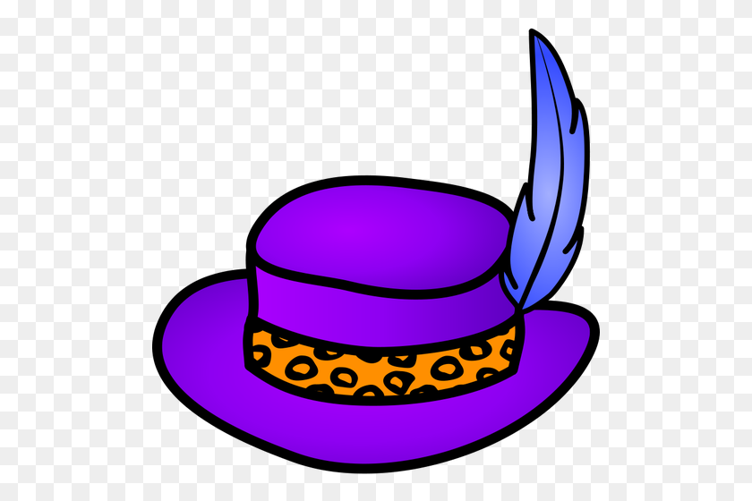 500x500 Hat Free Clipart - Red Hat Society Clip Art