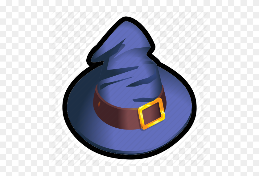 512x512 Hat, Mage, Magic, Medieval, Wizard Icon - Wizard Hat PNG