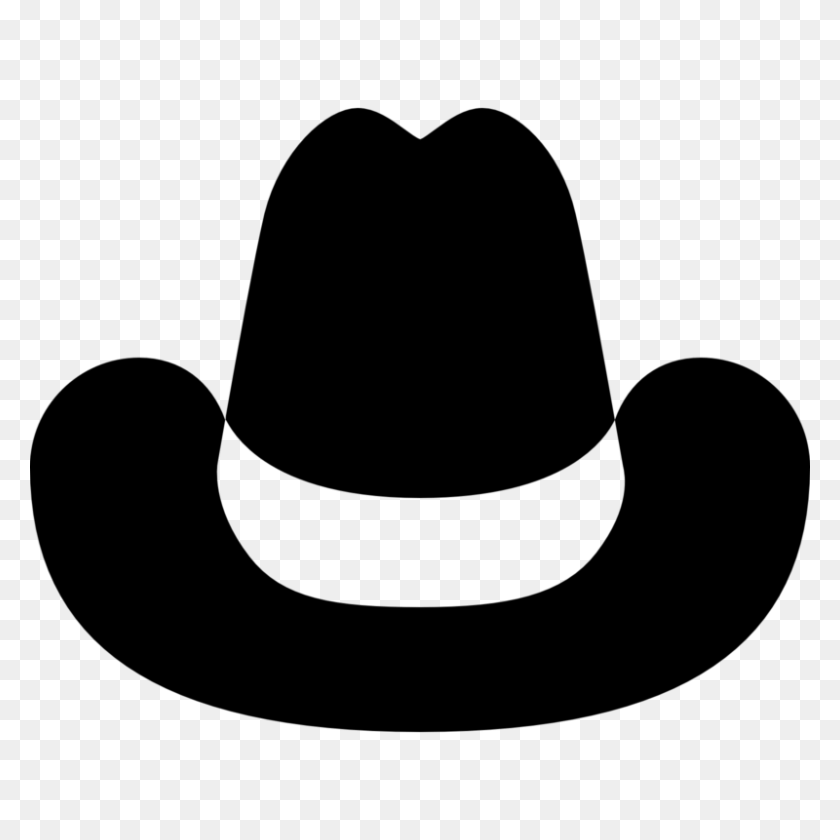 800x800 Hat 'n' Boots Cowboy Hat Bowler Hat Clip Art - Cowboy Boot Clipart Black And White