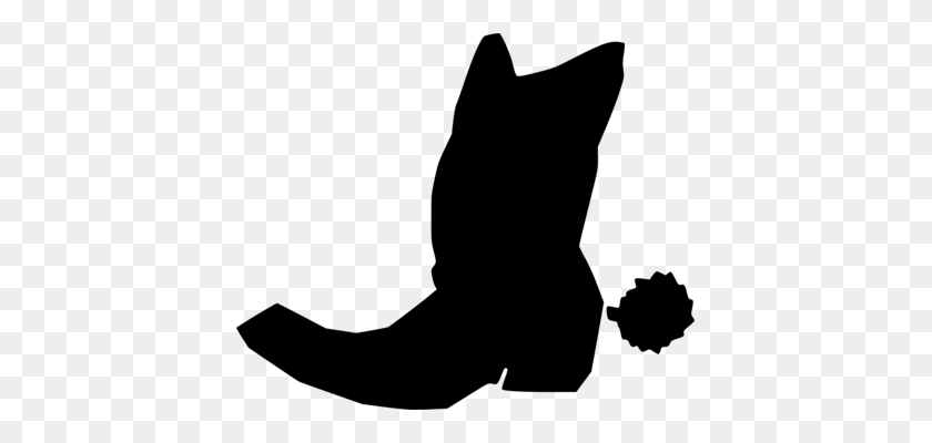 413x340 Hat 'n' Boots T Shirt Cowboy Boot - Witches Shoes Clipart