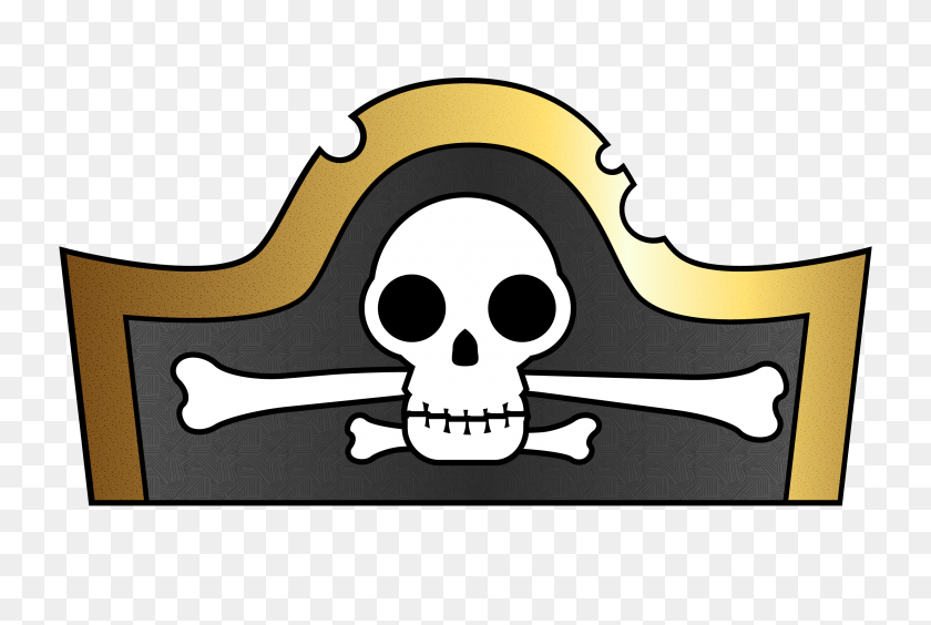 2550x1650 Hat Template For Kids Within Pirate Hat Template - Pirate Hat PNG