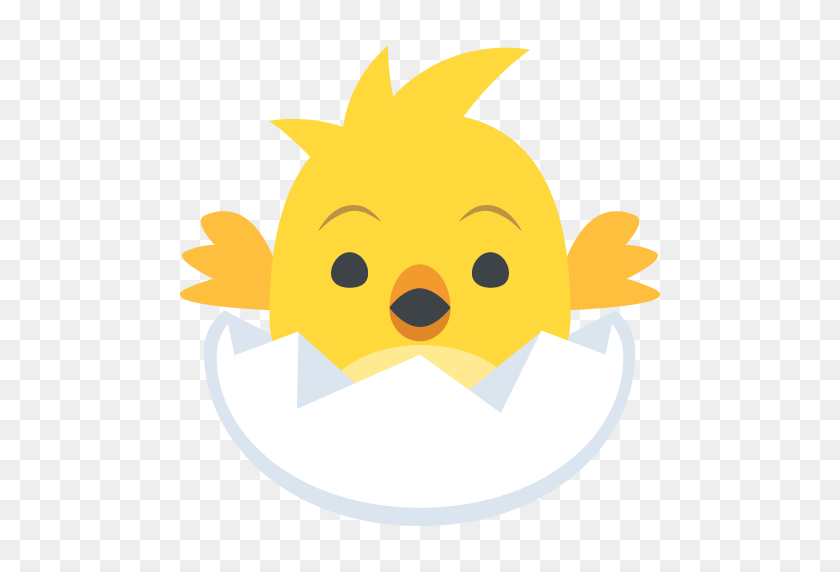 512x512 Hatching Chick Emoji Vector Icon Free Download Vector Logos Art - Chick Hatching Clipart