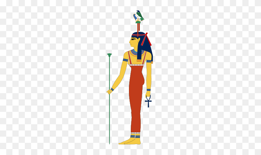 200x439 Hathor, Mistress Of The West - Personification Clipart