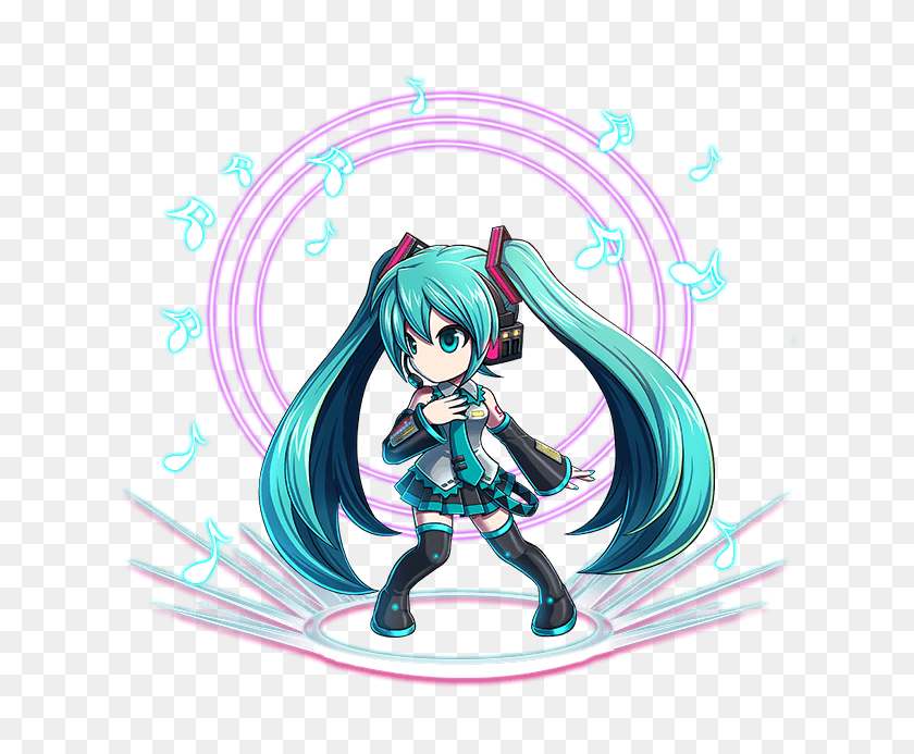 Hatsune Miku Featured In Brave Frontier Worldwide Miku Png Stunning Free Transparent Png Clipart Images Free Download