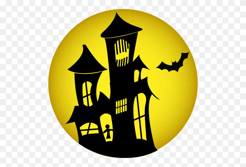 512x512 Haunted House Clipart Clip Art - Yellow House Clipart
