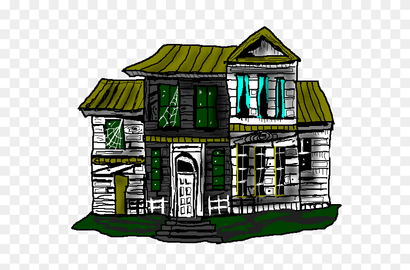 564x493 Haunted House Clipart Halloween - House Images Clip Art