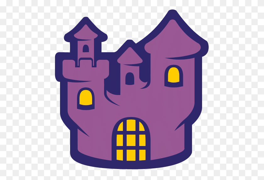 512x512 Haunted House Clipart Haunted Castle - Halloween Haunted House Clipart