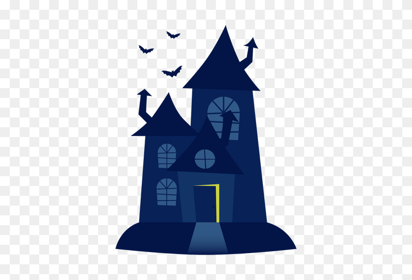 512x512 Haunted House Illustration - Haunted House PNG