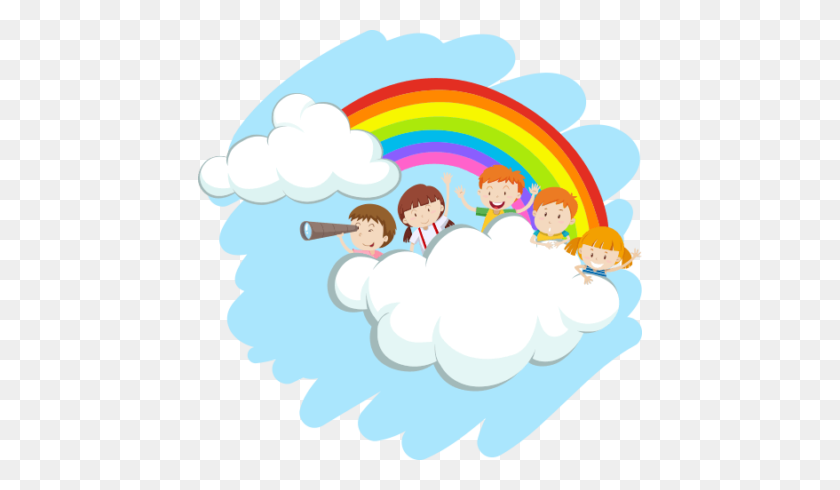 444x430 Haven Preschool Early Learning Centre - Cloud Cartoon PNG
