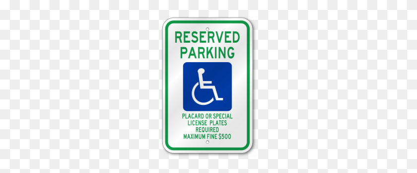 288x288 Hawaii Handicap Sign - Handicap Sign PNG