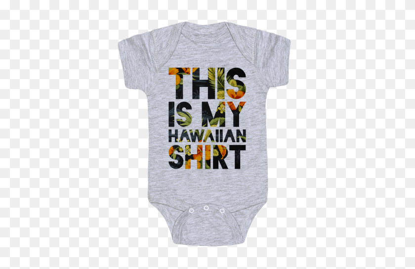 484x484 Hawaiian Baby Onesies Lookhuman - Camisa Hawaiana Png