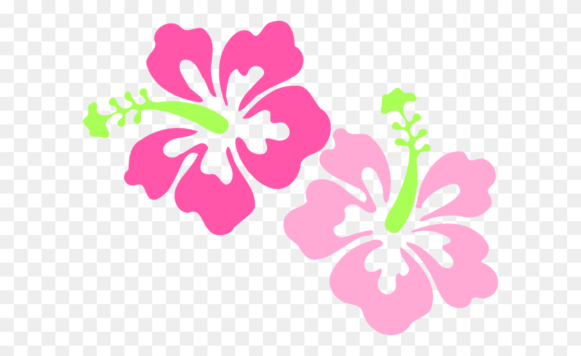 600x455 Hawaiian Flower Clip Art Borders - June Flowers Clip Art