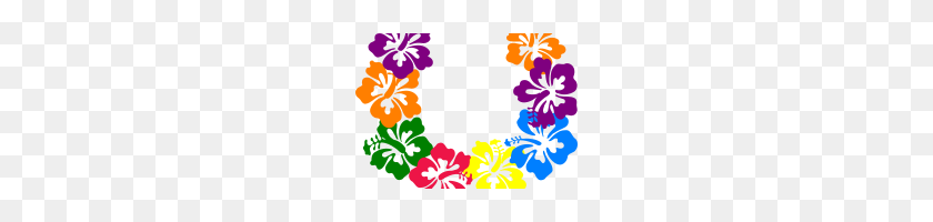 200x140 Гавайский Цветочный Клипарт Гавайский Цветочный Клип-Арт Гибискус Клип - 23 Клипарт
