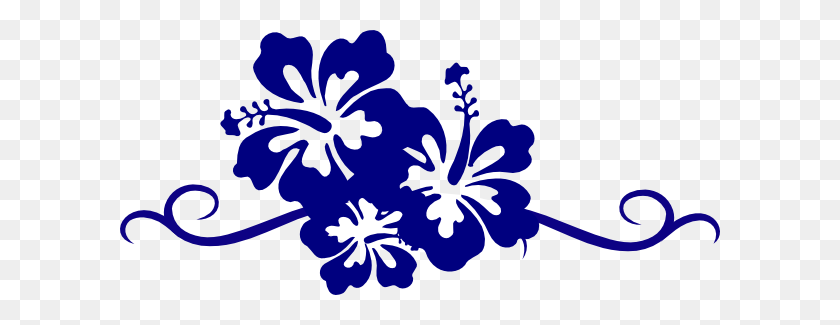 600x265 Flor Hawaiana, Flor De Hibisco, Diseño De Flor, Descarga Gratuita De Imágenes Prediseñadas - Remolino Clipart Png