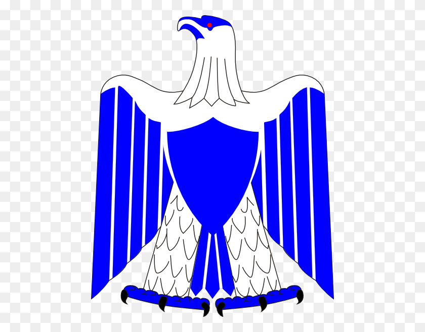 480x598 Hawk Clipart Blue Falcon - Hawk Head Clipart