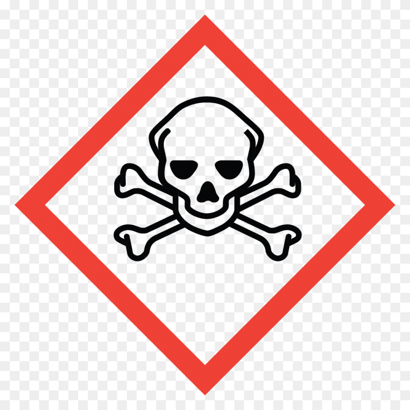 1017x1017 Hazard Communication Pictograms Occupational Safety And Health - Skull Crossbones PNG