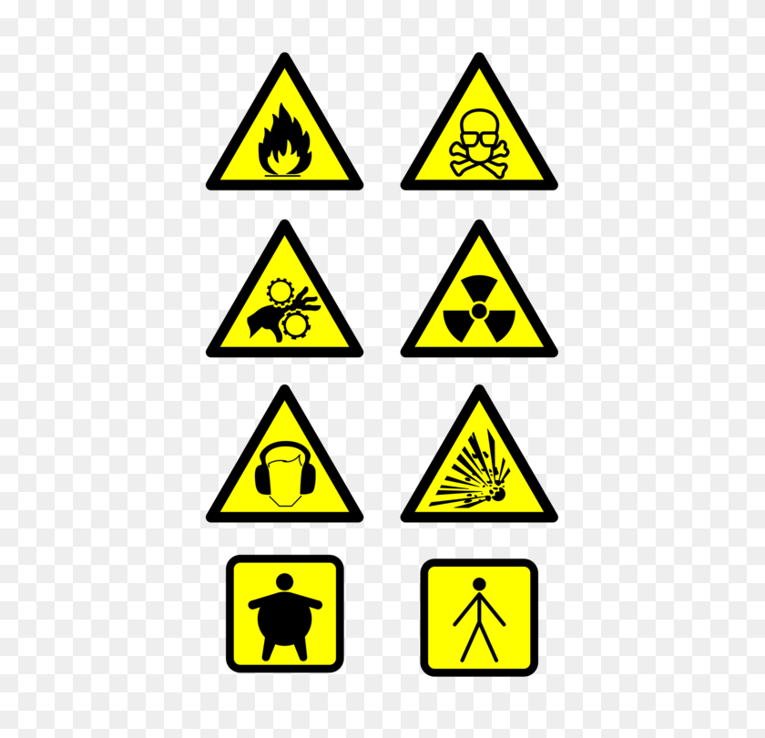 462x750 Hazard Dangerous Goods Warning Sign - Danger Clipart