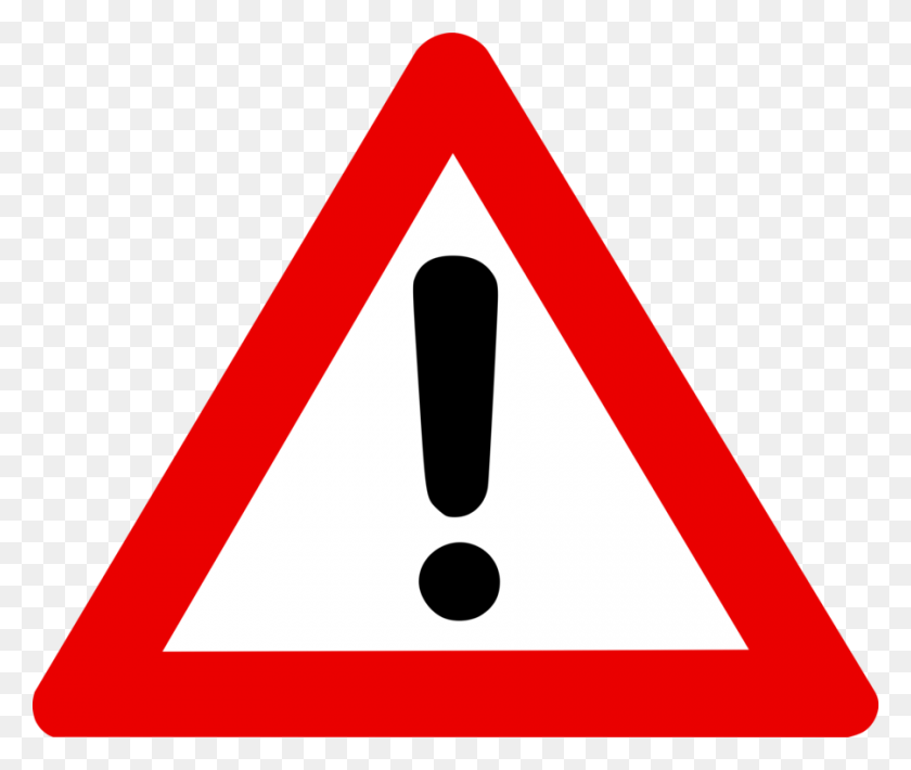 900x750 Hazard Warning Sign Risk Traffic Sign - Warning Sign Clipart