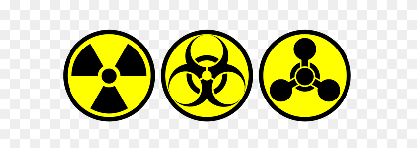 640x239 Hazardous Clipart Group With Items - Toxic Clipart