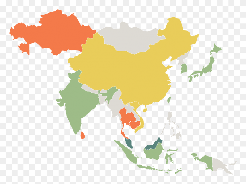 935x682 Hd In Asia - Asia PNG