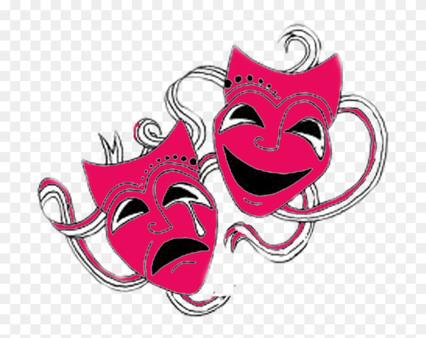 702x607 He Clip Performing S Theatre Art Png Transprent Png Free - Theatre Mask PNG