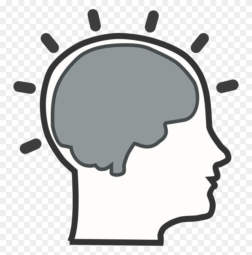 752x790 Head And Brain Clipart - Inspire Clipart